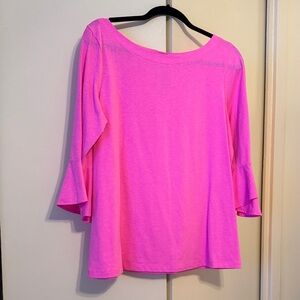 Lilly Pulitzer Vibrant Pink Blouse